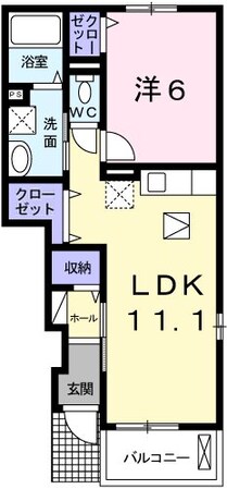 山陽網干駅 徒歩15分 1階の物件間取画像